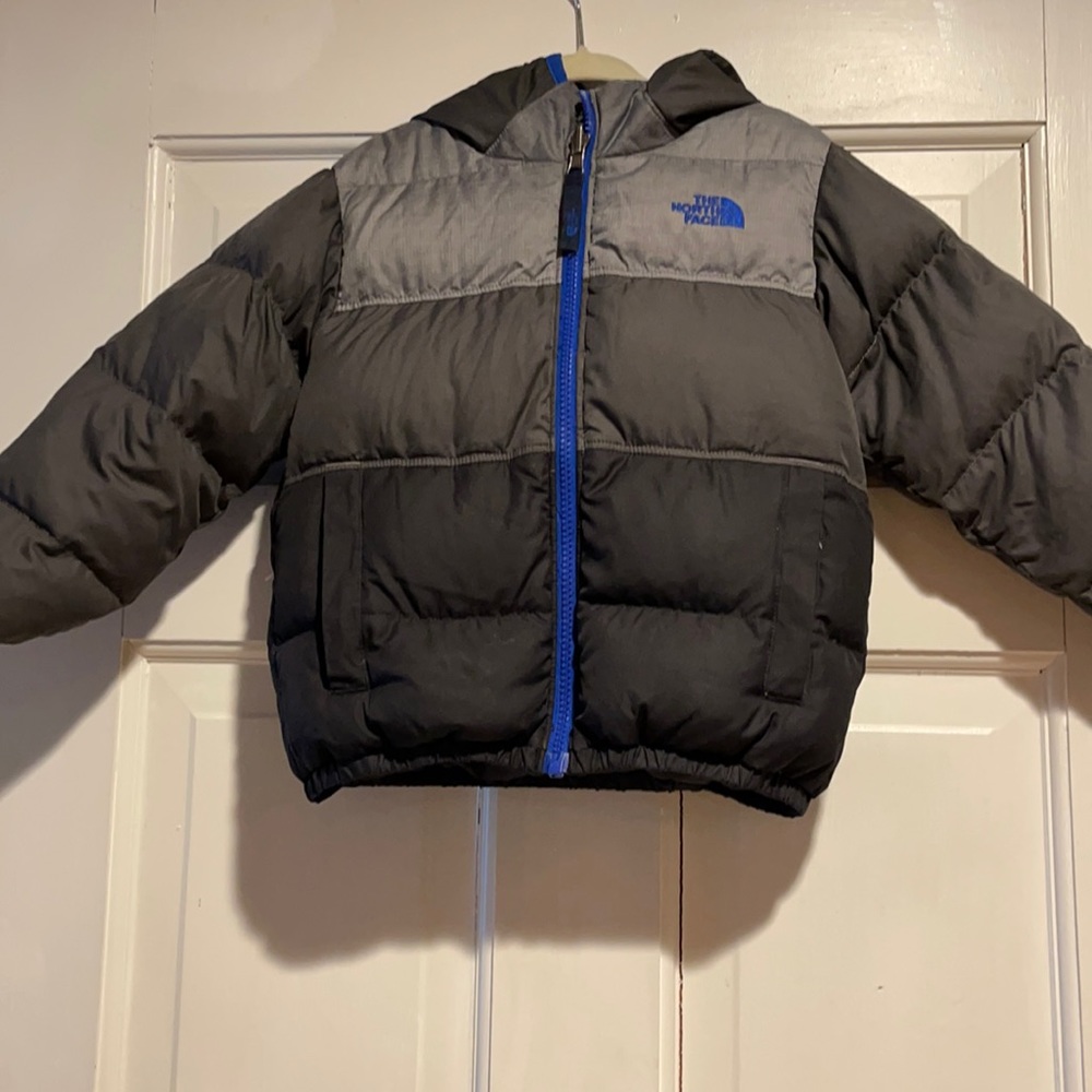 Boys 4T North face goose down winter jacket.